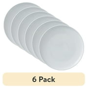 (6 pack) Better Homes & Gardens Vivian Porcelain Salad Plate