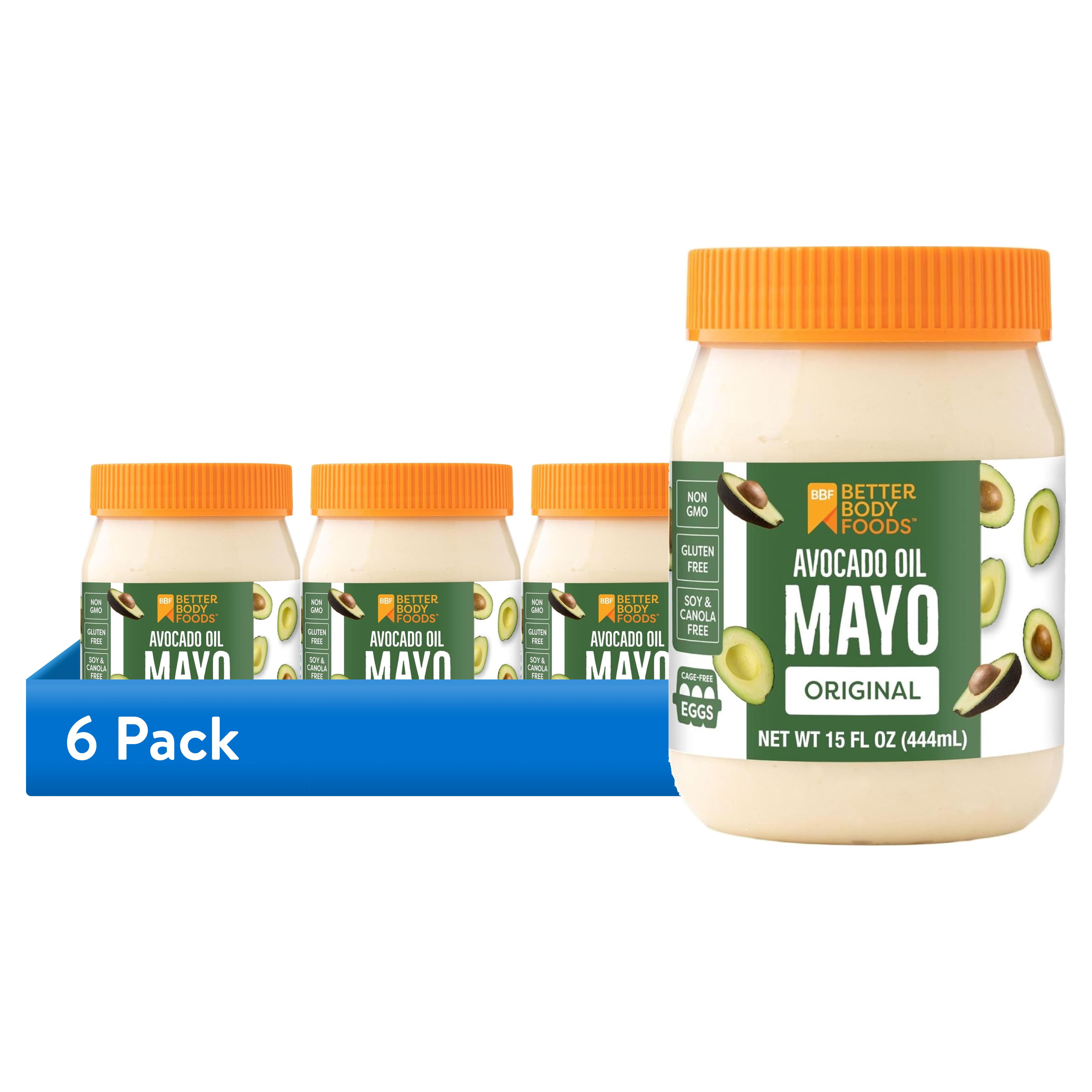 (6 pack) BetterBody Foods Avocado Oil Mayonnaise, 15oz