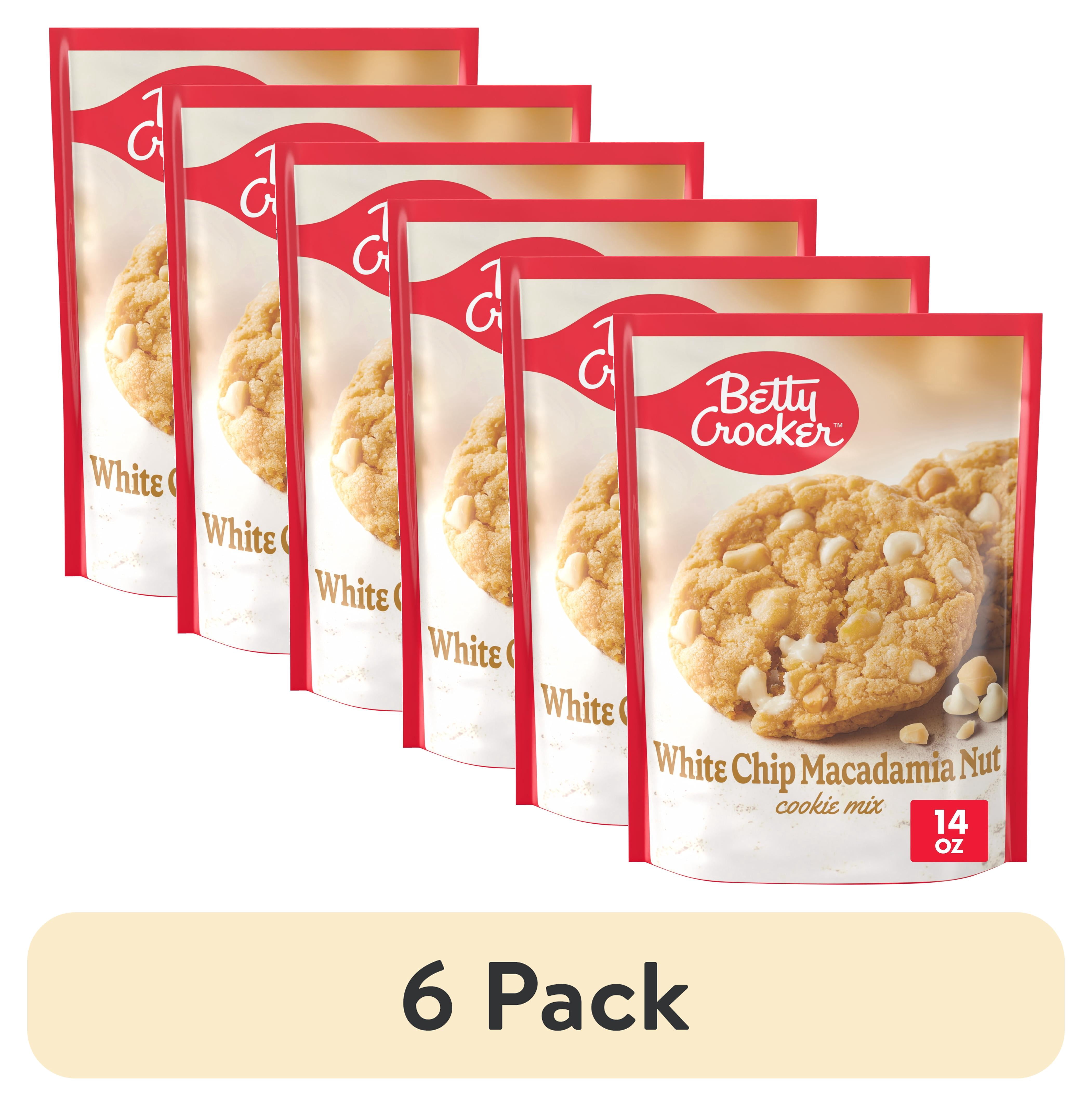 5 pack) Betty Crocker White Chip Macadamia Nut Cookies, Cookie