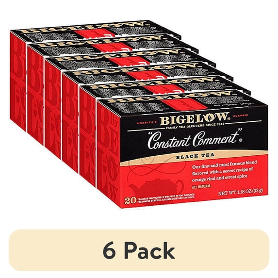(6 pack) Bigelow Constant Comment Tea, 20-Count Boxes (Pack of 1)