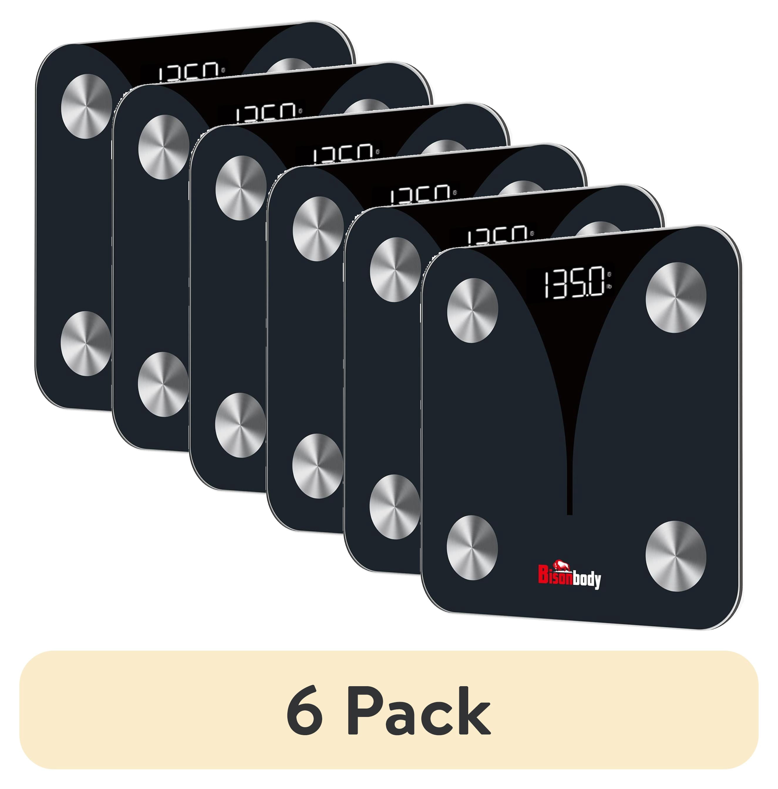 (6 pack) Bisonbody Smart Body Scale & Digital Height Tracker – 20 Body ...