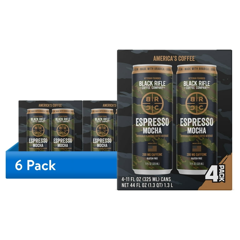 ◆mocha◆ 6 pack) Black Rifle Coffee Company Iced Espresso Mocha, Ready to