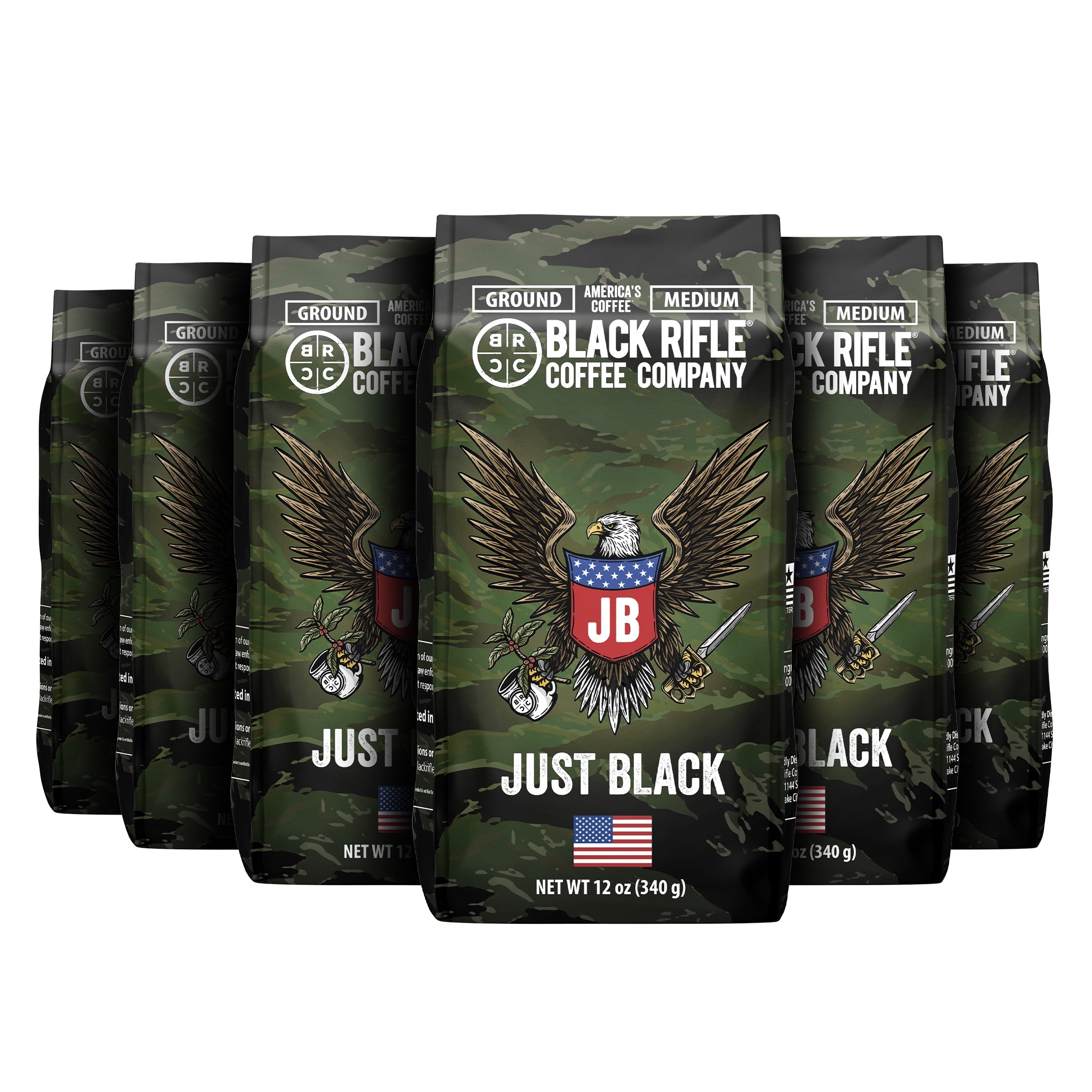 洋楽 G-RAP THE COUNCIL - CUSTOMER SERVICE 6 pack) Black Rifle Coffee Company Just Black, Medium Roast