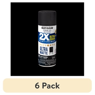 6-Pack of 12 oz Rust-Oleum Brands 249846 Black Painter's Touch 2X
