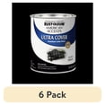 thumbnail image 1 of (6 pack) Black, Rust-Oleum Painter's Touch Ultra Cover Gloss Premium Latex Paint-276166, Quart, 1 of 6