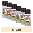 thumbnail image 1 of (6 pack) Black, Rust-Oleum Stops Rust, Rust Reformer Flat Spray Paint- 215215, 10.25 oz, 1 of 10