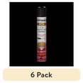 thumbnail image 1 of (6 pack) Black, Rust-Oleum Stops Rust Flat Turbo Protective Enamel Spray Paint-376298, 24 oz, 1 of 13