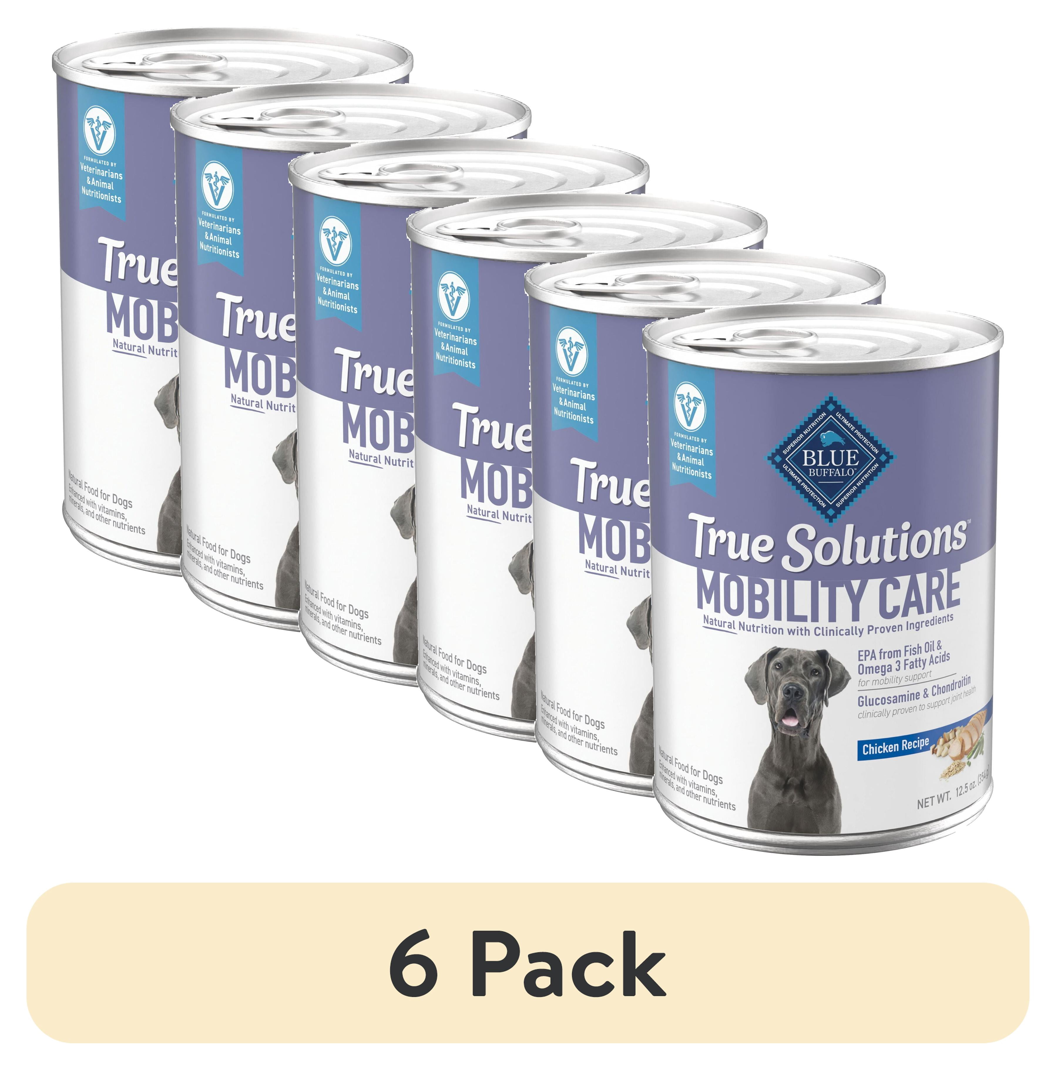 (6 pack) Blue Buffalo True Solutions Mobility Care Wet Dog Food, 12.5-oz. Can