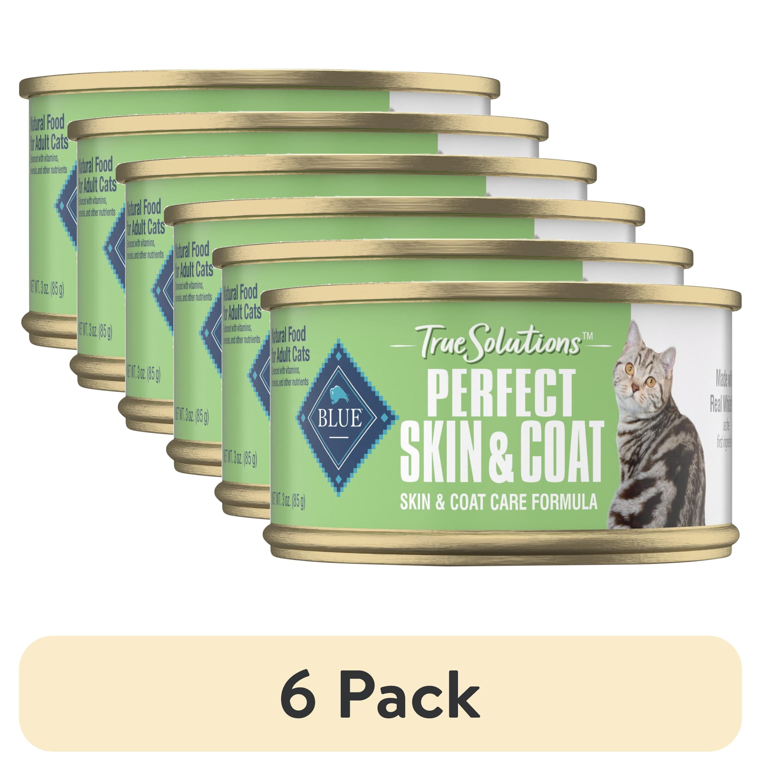 pack) Blue Buffalo True Solutions Skin Coat Care Wet Cat Food