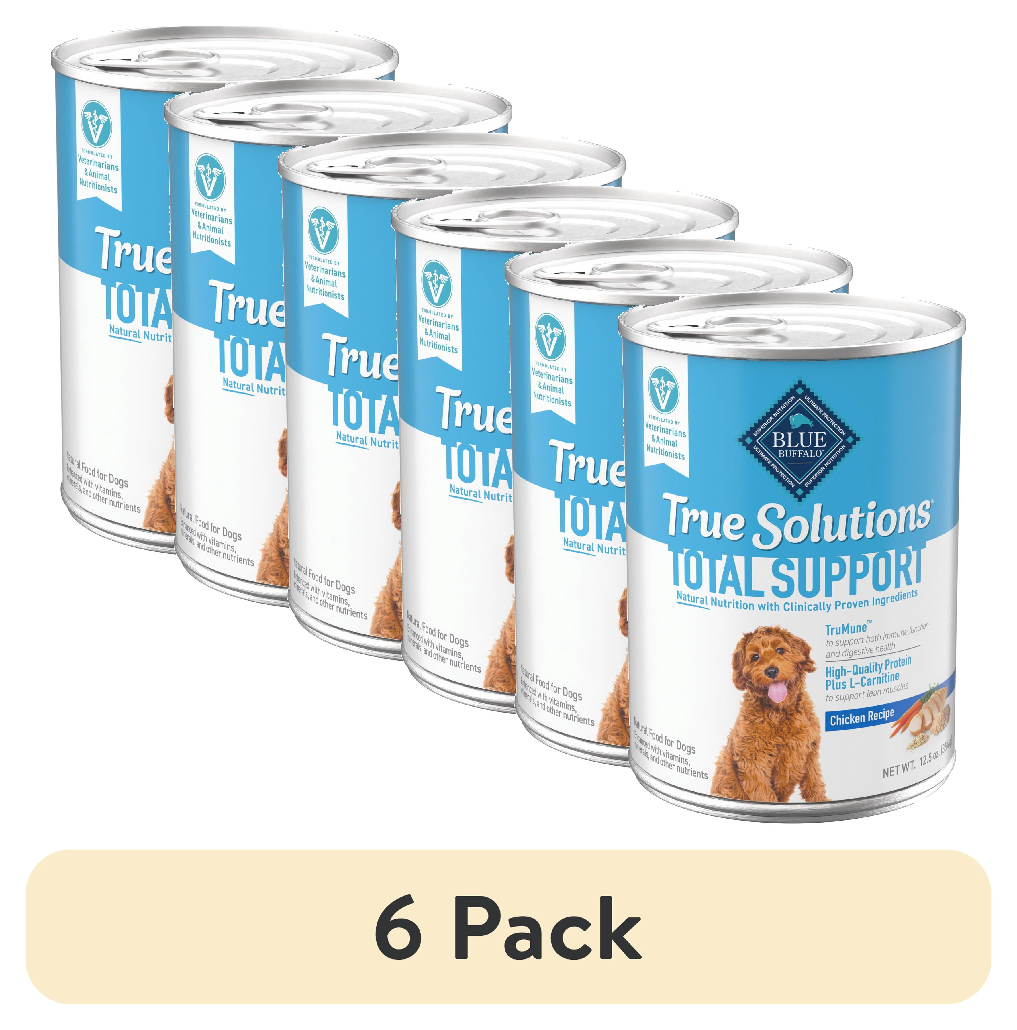 (6 pack) Blue Buffalo True Solutions Total Support Wet Dog Food, 12.5-oz. Can