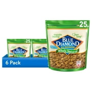 (6 pack) Blue Diamond Almonds, Whole Natural Raw Almonds Perfect for Gluten Free Snacking, 25 oz.