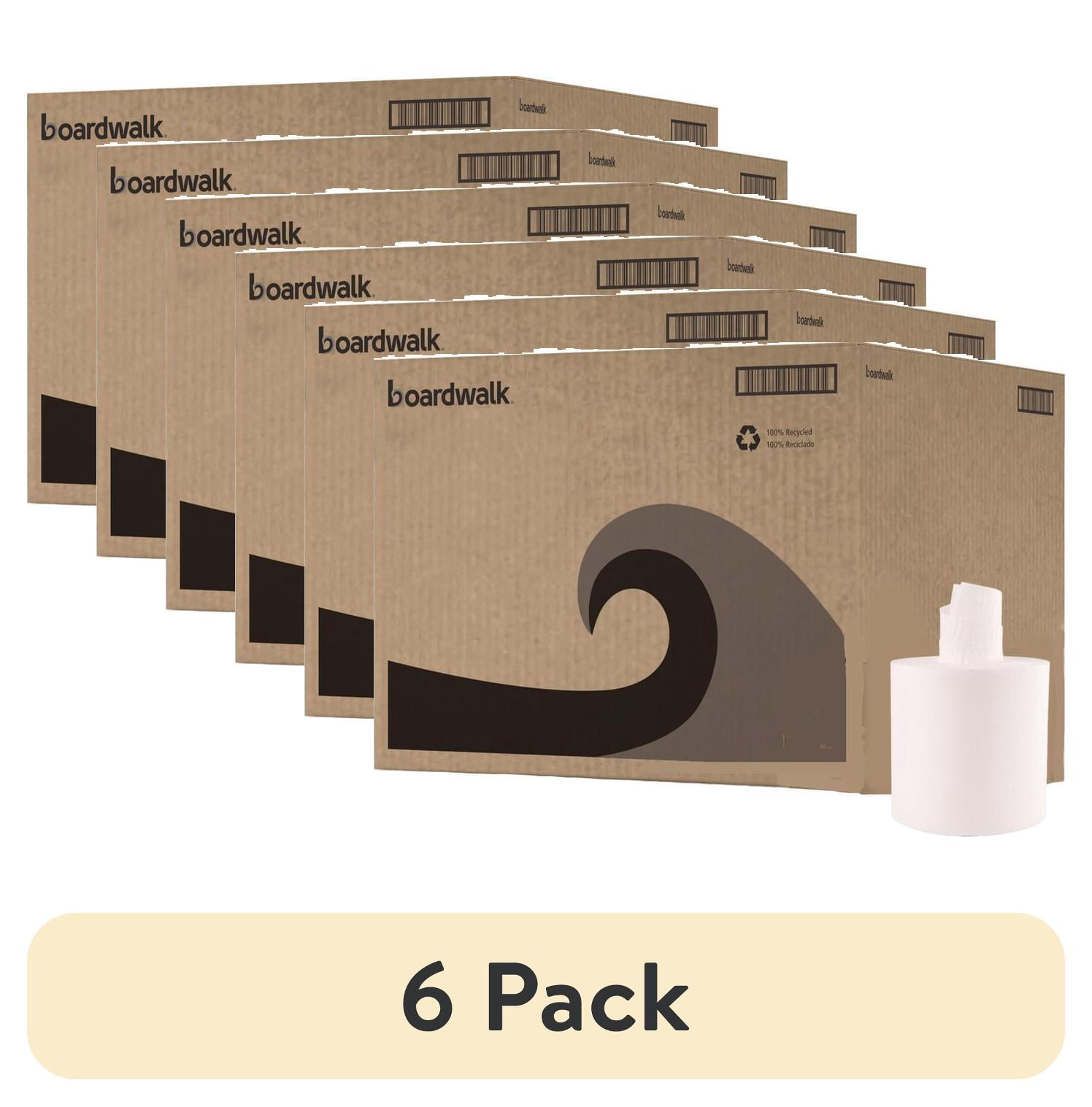 Boardwalk Bulk 2-Ply Commercial Center-Pull Roll Towels, 6 Rolls