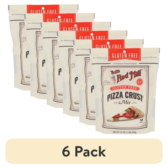 (6 pack) Bob's Red Mill Gluten Free Pizza Crust Mix, 16 oz