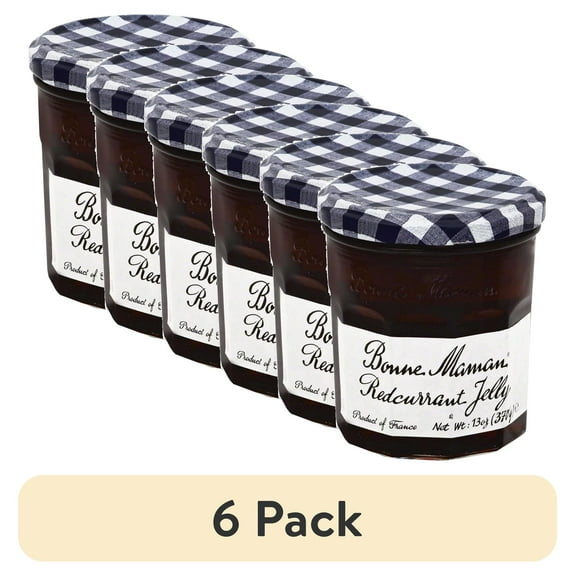 (6 pack) Bonne Maman Jelly Red Currant, 13 Oz