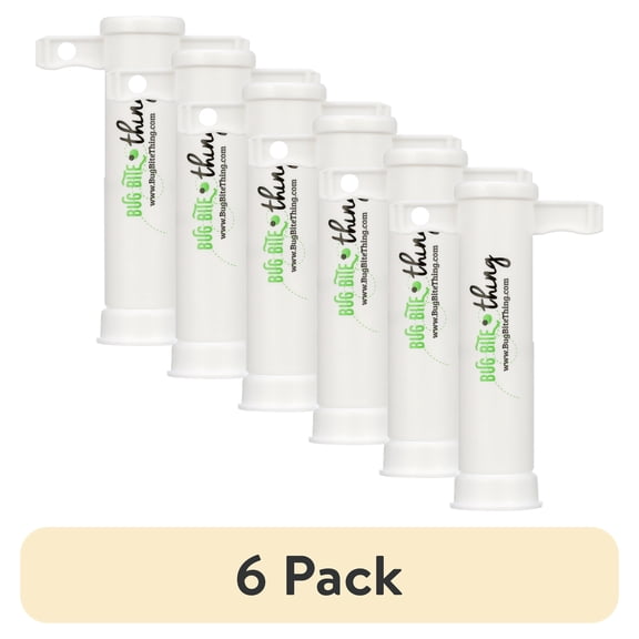 (6 pack) Bug Bite Thing Suction Tool - White
