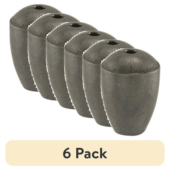 (6 pack) Bullet Weights® USEG10-24 Ultra Steel™Egg Sinker Size 1/8 oz Fishing Weight