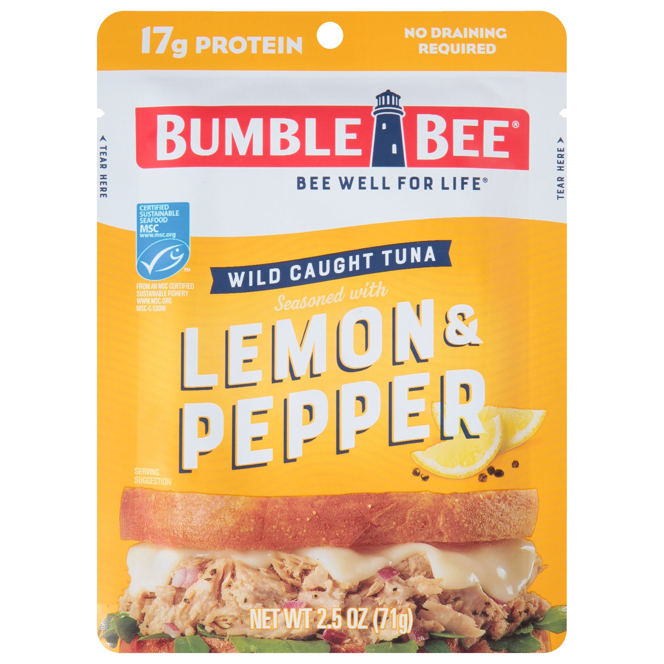 Bumble Bee Lemon Tuna - Seafood cans for supermarkets - Walmart ...