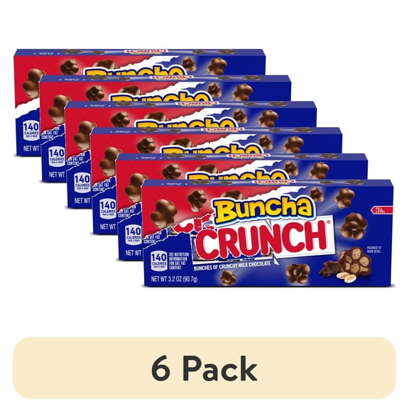 (6 pack) Buncha CRUNCH Box 3.7 oz