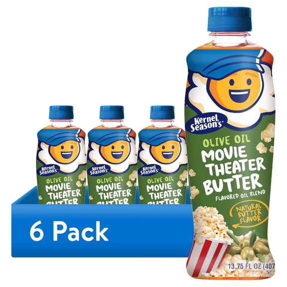 (6 pack) Butter Flavored Olive Oil Topping