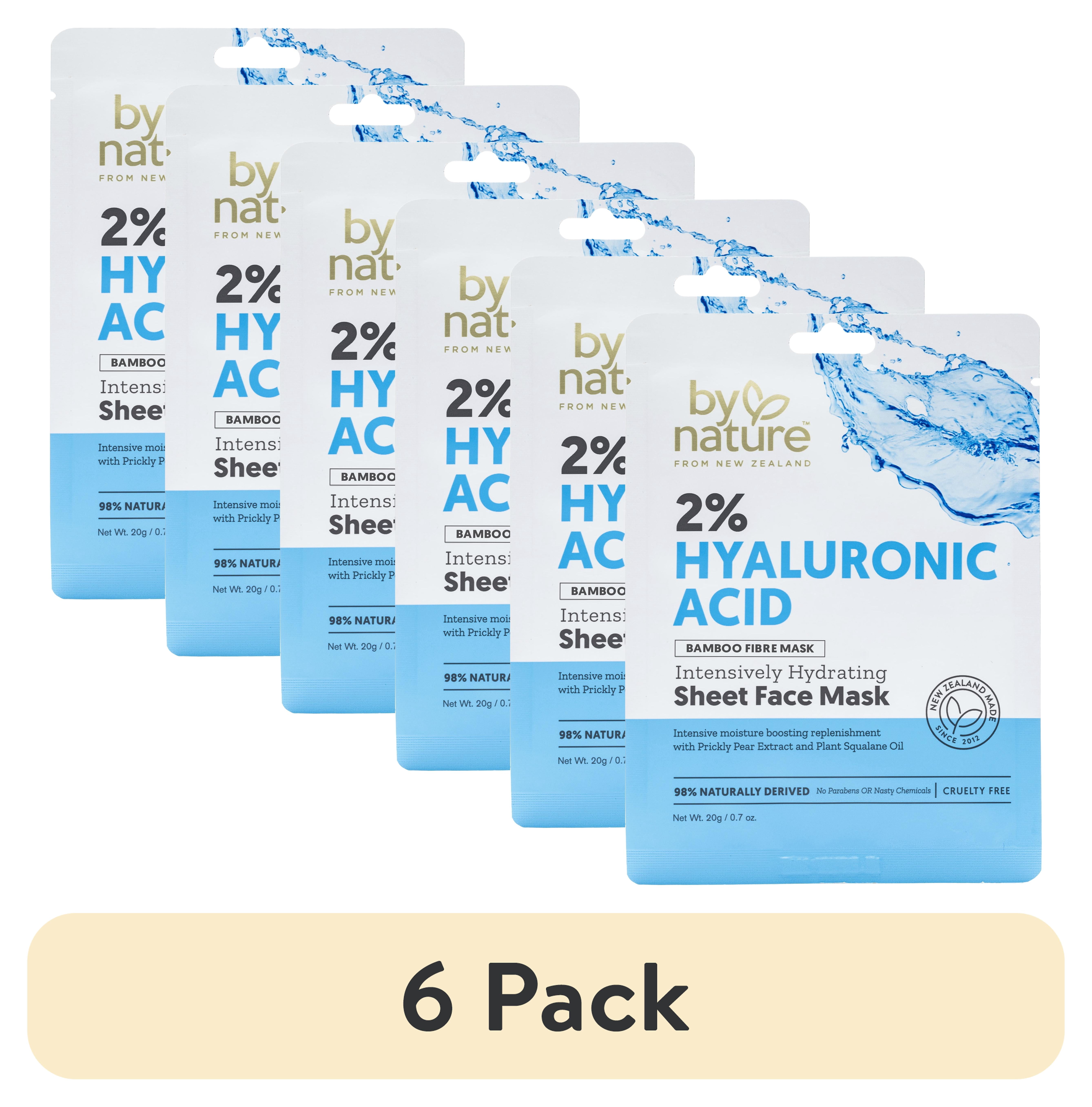 6 pack) By Nature Skincare from New Zealand 2% Hyaluronic Acid
