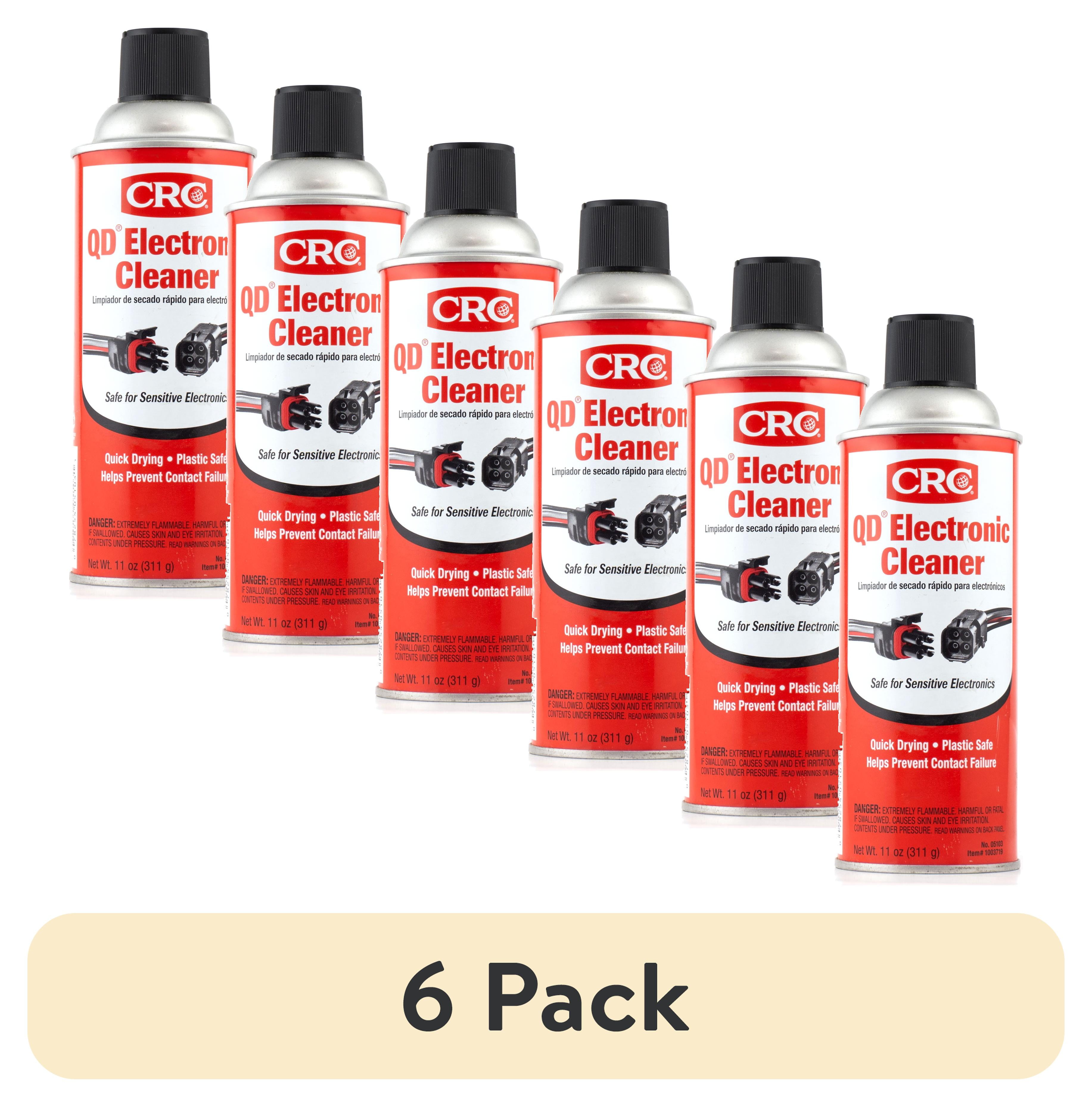 (6 pack) CRC Electronic Cleaner, Quick Dry for Sensitive Electronics