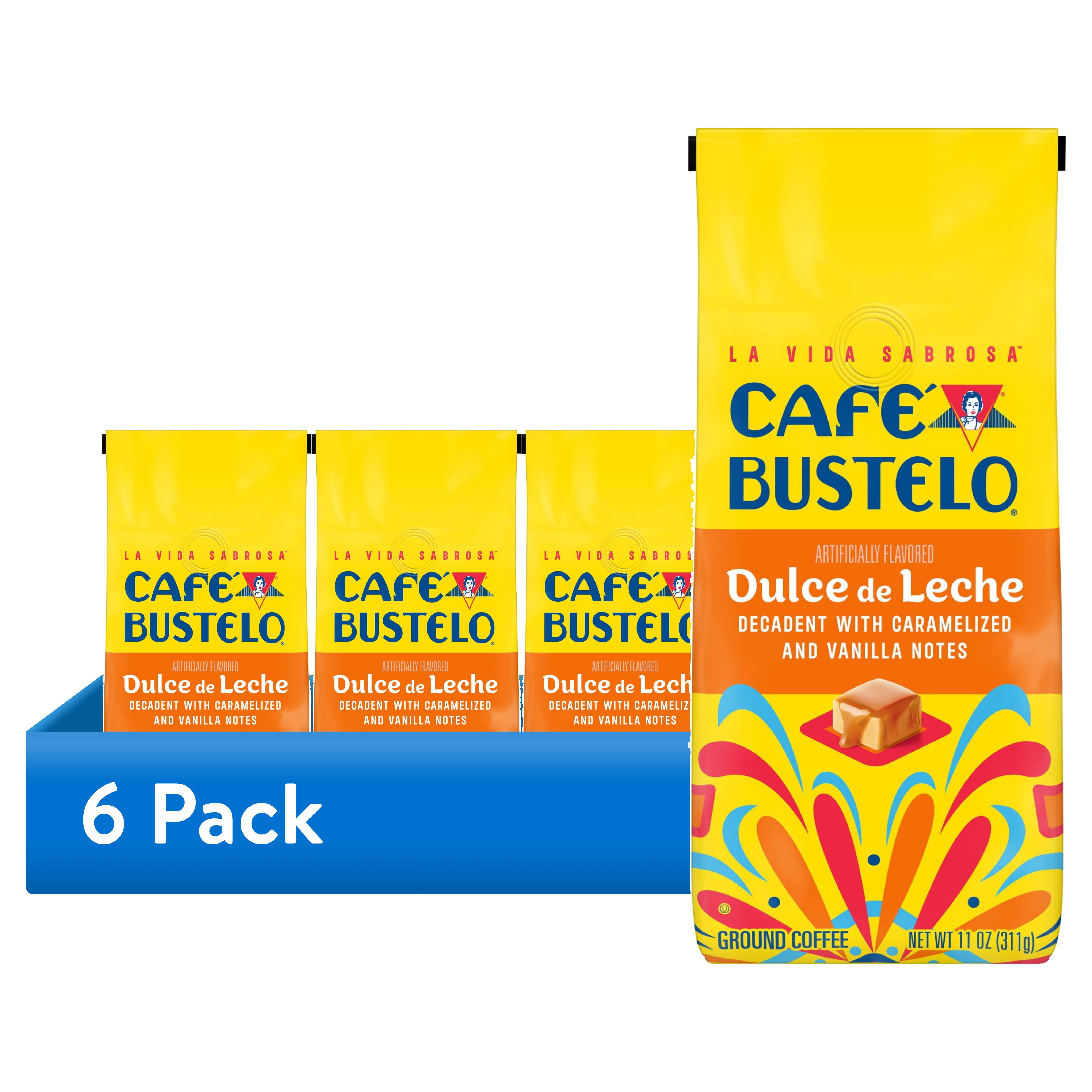 (6 pack) Cafe Bustelo Dulce de Leche Artificially Flavored Ground ...
