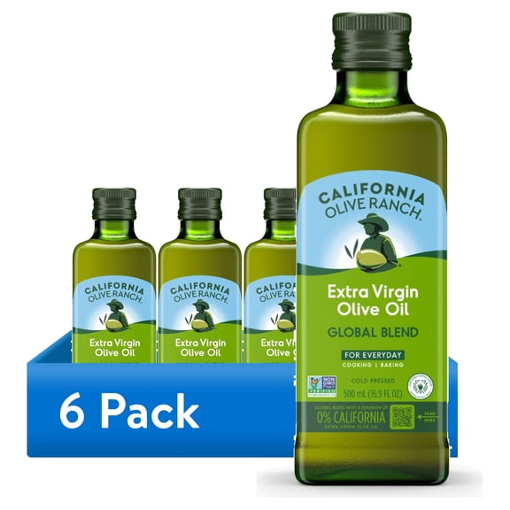 (6 pack) California Olive Ranch Global Blend Extra Virgin Olive Oil 16.9 fl oz