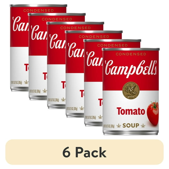 (6 pack) Campbell's Condensed Tomato Soup, 10.75 oz Can