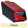 thumbnail image 1 of (6 pack) Case•it, Universal, 2" O-Ring Zipper Binder, with 13" Tablet Pouch, Assembled Product Height 13", Red, LT-007, 1 of 9