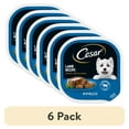 thumbnail image 1 of (6 pack) Cesar Classic Loaf in Sauce Wet Dog Food Lamb Flavor, 3.5 oz. Easy Peel Trays, 24 Count, 1 of 16