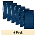 thumbnail image 1 of (6 pack) Champion Sports Mesh Sports Equipment Bag- Navy, 24" X 22"- Multipurpose, Nylon Drawstring Bag with Lock and ID Tag, for Balls, Swimming Gear, Laundry, Toys - Breathable Stuff Sack, 1 of 5