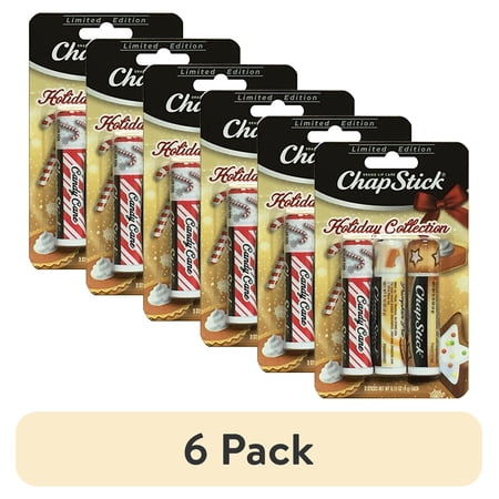 (6 pack) ChapStick Limited Edition Holiday Collection, 3 Pack