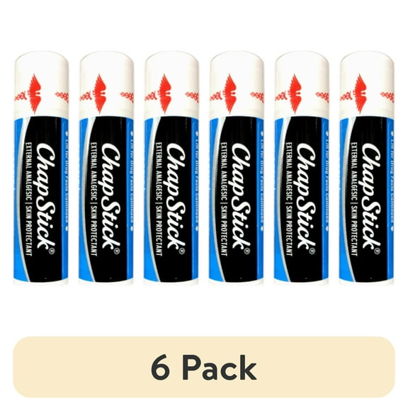 (6 pack) Chapstick Medicated Lip Balm Stick 0.15 Oz.