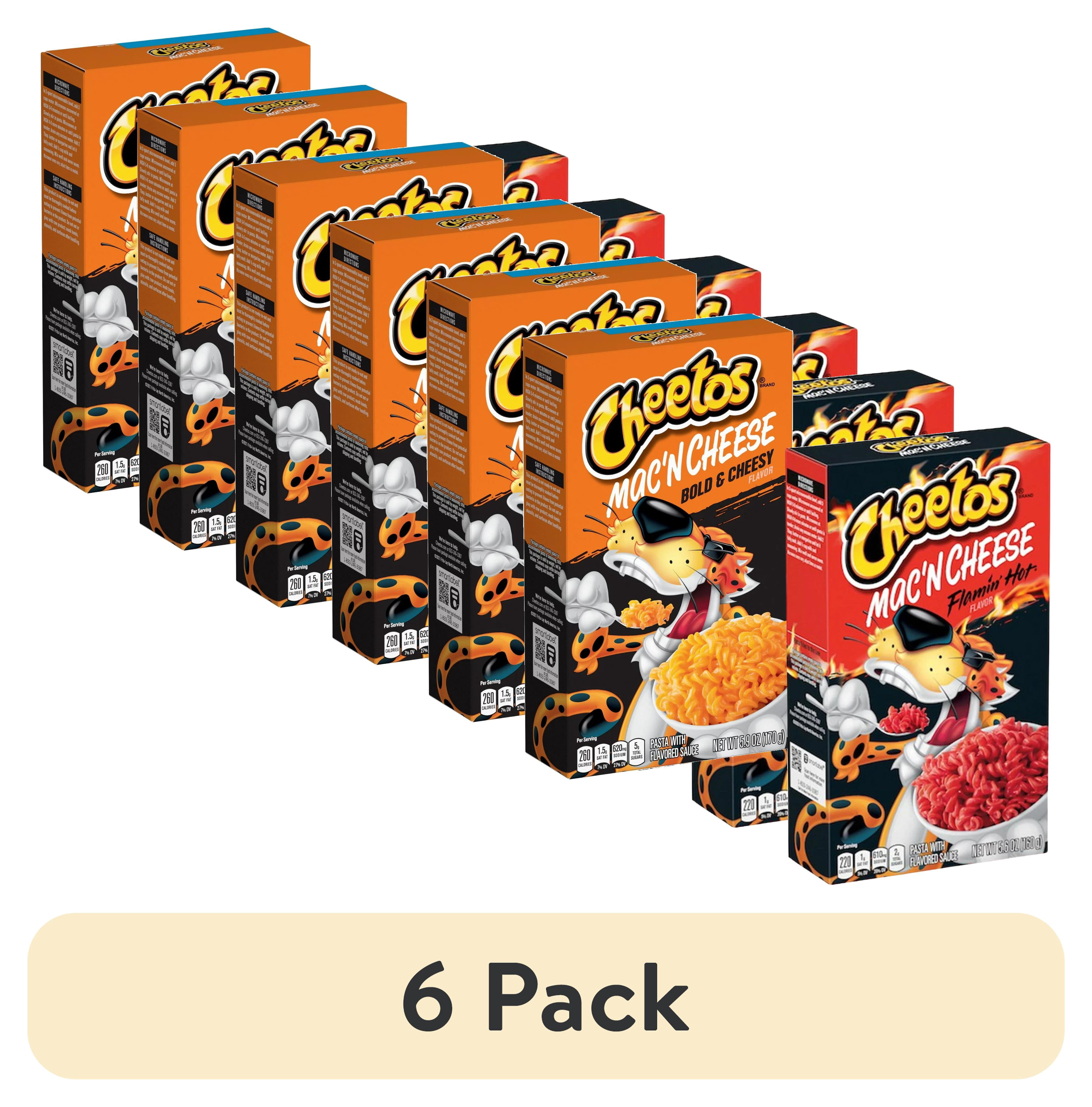 (6 pack) Cheetos Mac 'N Cheese Flamin Hot and Bold & Cheesy Flavor ...