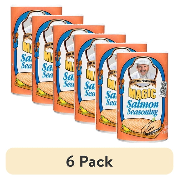 (6 pack) Chef Paul Prudhomme Salmon Magic Seasoning, 7oz