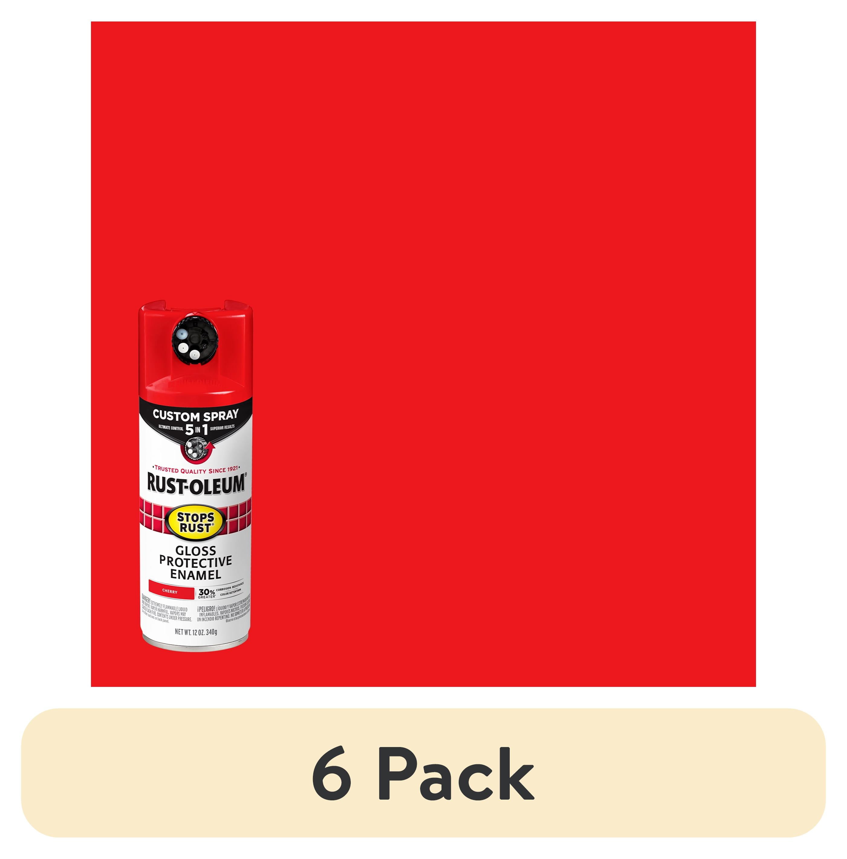 Rust-Oleum Stops Rust Gloss Carnival Red Spray Paint, Anti-Rust