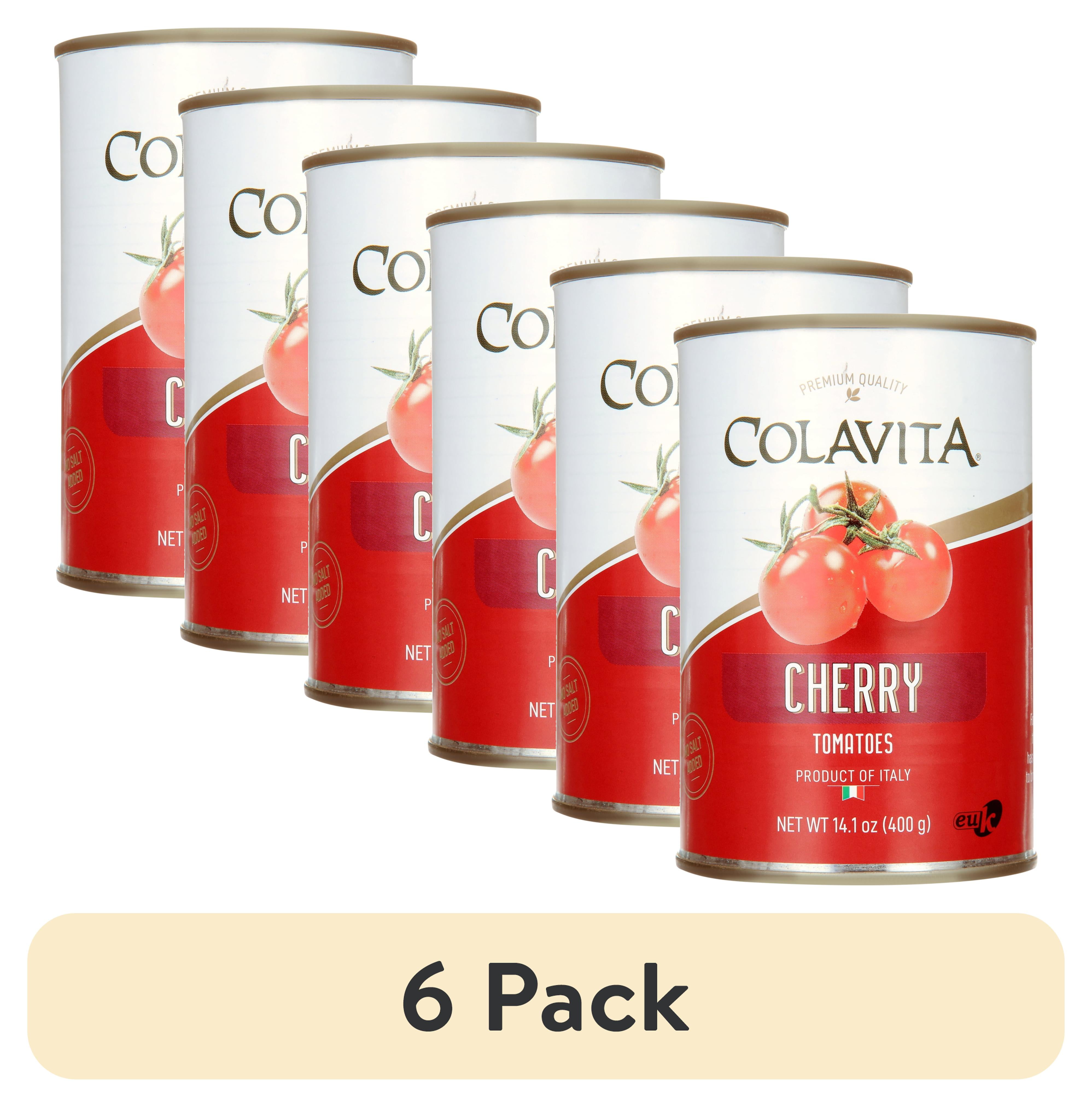 (6 pack) Colavita 100% Italian Whole Cherry Tomatoes 14.1 oz Can