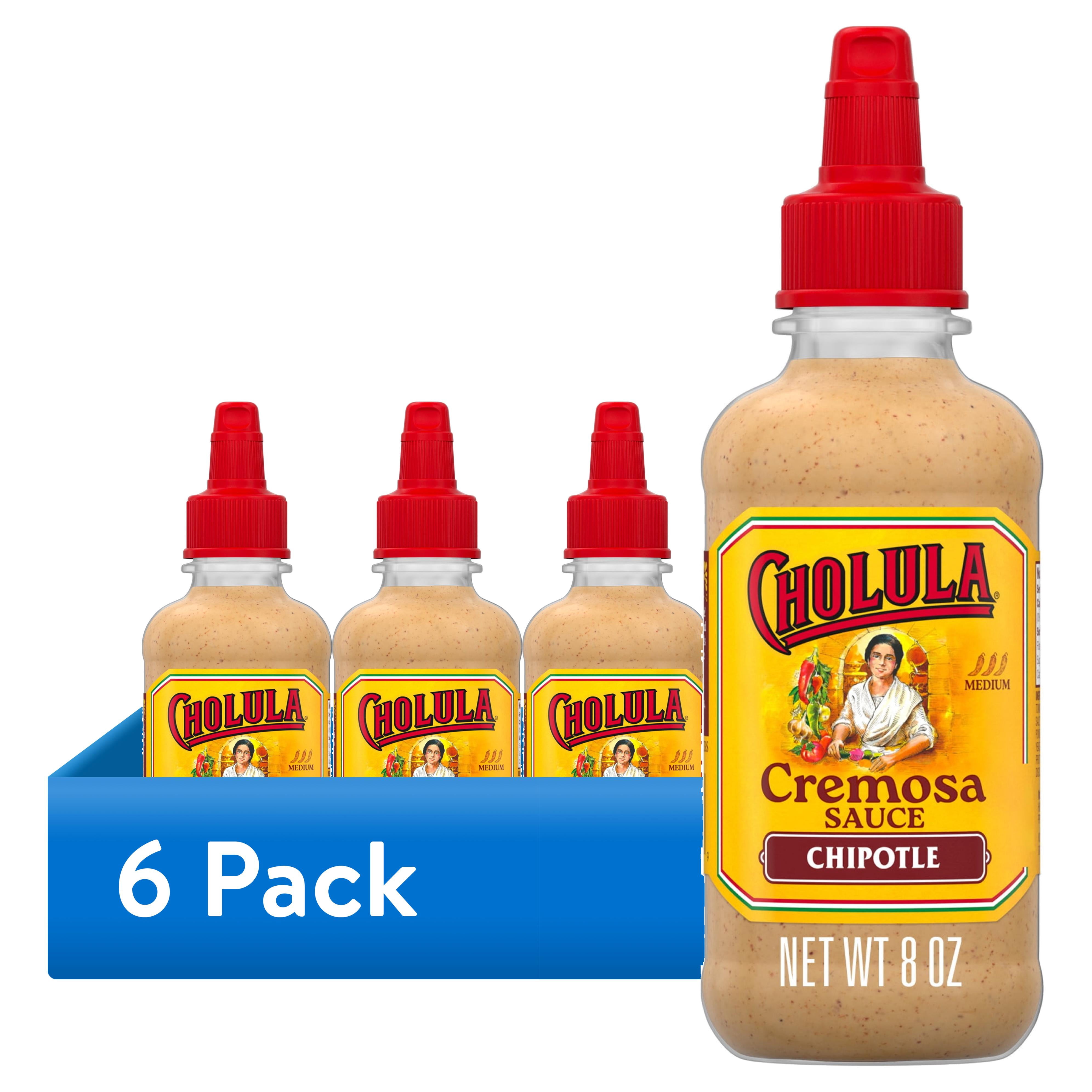 (6 pack) Cholula Chipotle Cremosa Sauce, 8.0 oz Bottle