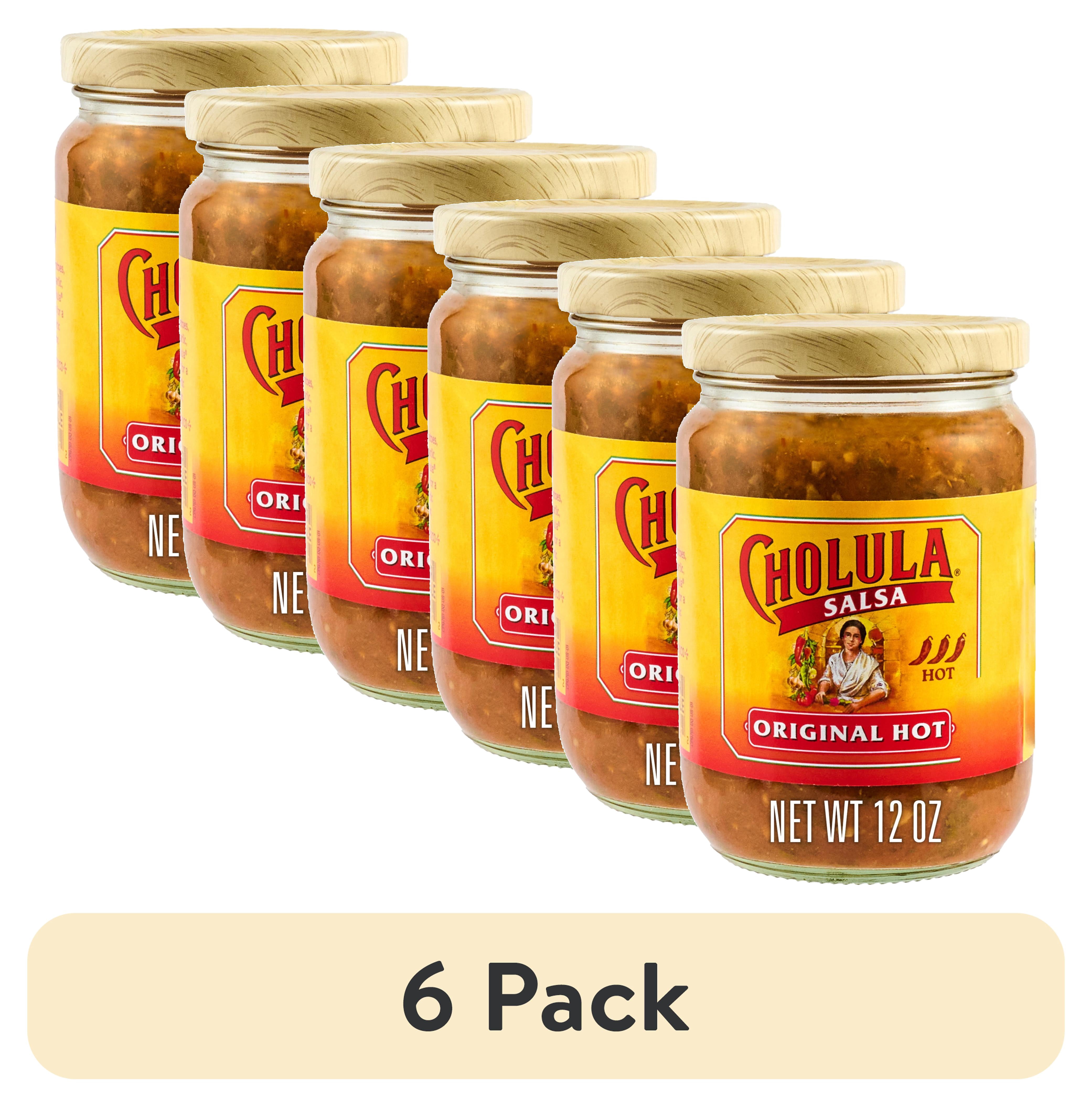 (6 pack) Cholula Original Hot Salsa, 12.0 oz Bottle