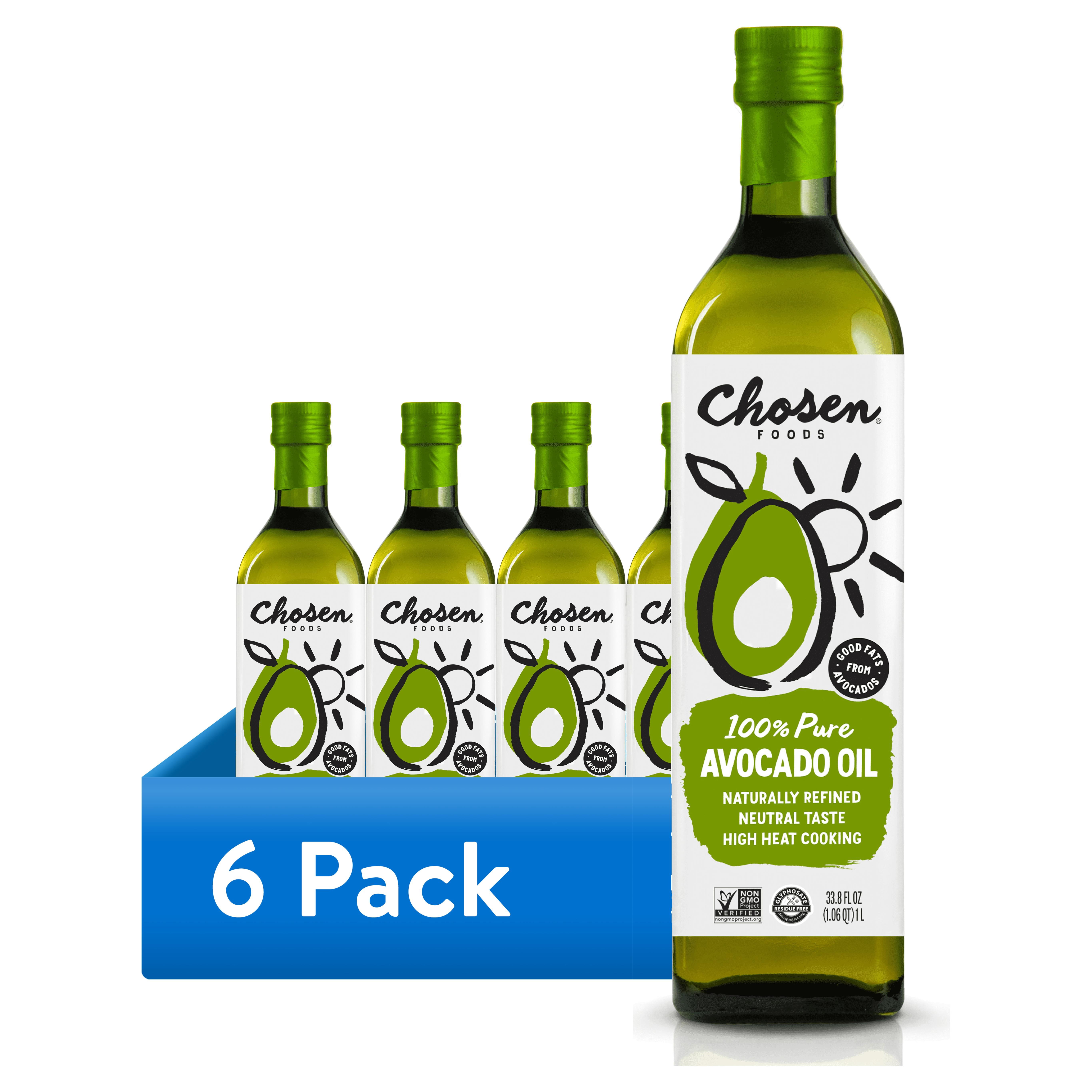 (6 pack) Chosen Foods 100% Pure Avocado Oil 16.9 fl Oz