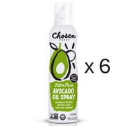 6 pack Chosen Foods 100% Pure Avocado Oil Spray 4.7 oz