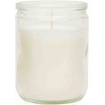 thumbnail image 1 of (6 pack) Clear Glass White Wax Religious Candle, 3.25 Inch, 1 of 9