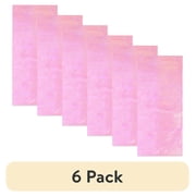 (6 pack) Way To Celebrate Clear Iridescent Party Favor Bags with Silver Twist Ties, 11 x 5 in, 20 Count
