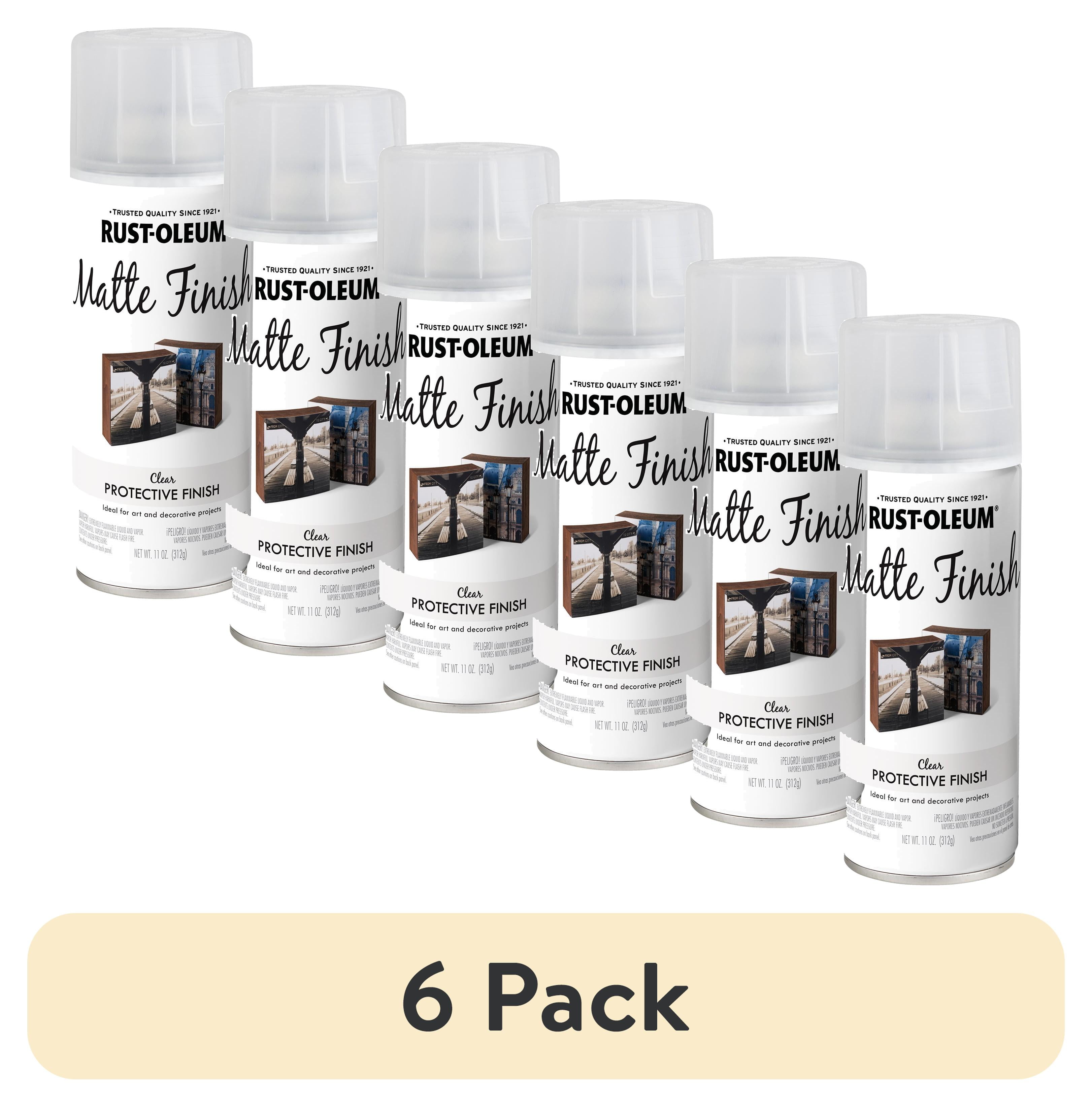 陣笠　MA438 6 pack) Clear, Rust-Oleum Specialty Matte Finish Spray Paint