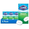 thumbnail image 1 of (6 pack) Clorox Bleach Automatic Toilet Bowl Cleaner Tablets, 4 Pack, 1 of 11