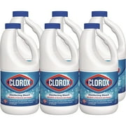 (6 pack) Clorox Disinfecting Liquid Bleach Cleaner, Regular Scent, 43 fl oz
