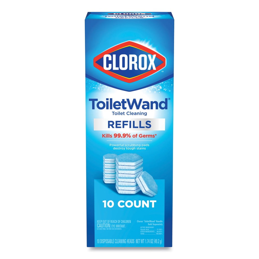 (6 pack) Clorox ToiletWand Disinfecting Brush Refills, Toilet Bowl ...