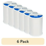 6 pack 6 pack Coats & Clark All Purpose Winter White Polyester Thread, 500 yards/457 meters