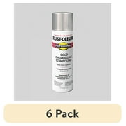 6 pack Cold Gray, Rust-Oleum Professional Galvanizing Compound Spray-7585838, 20 oz