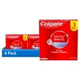 thumbnail interactive-video image 1 of (18 pack) Colgate Optic White Advanced Sparkling White Toothpaste with 2% Hydrogen Peroxide, Mint, 3 Pack, 3.2 OZ, 1 of 19